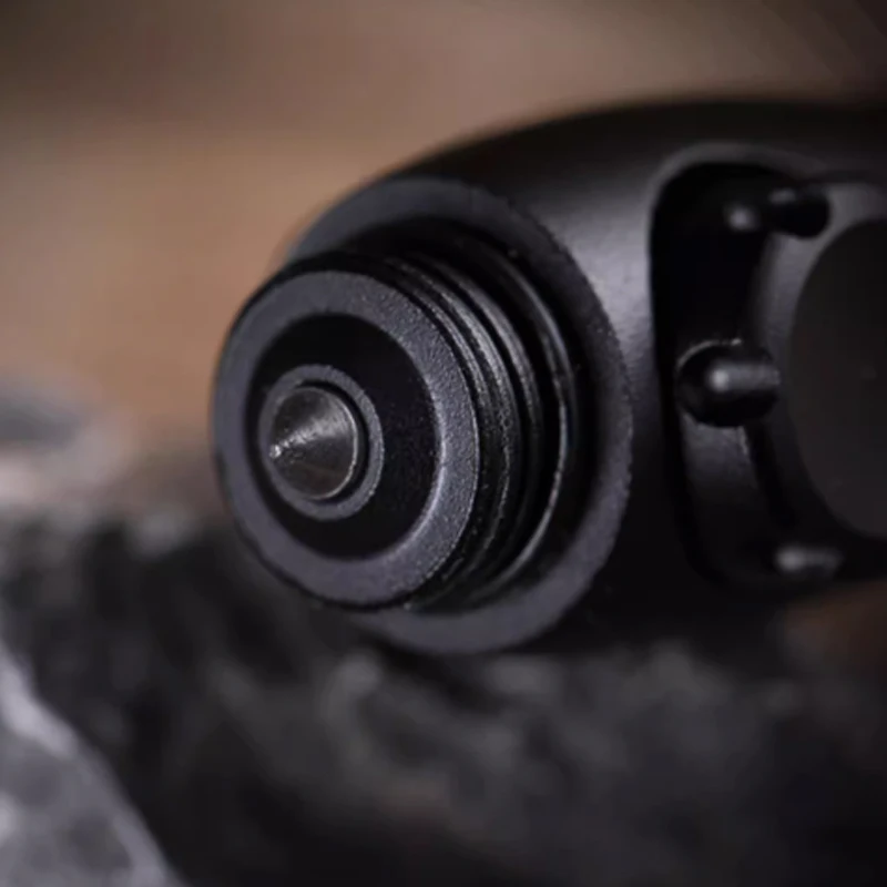 Outdoor Multi Functional Creative Finger Gyro Flashlight Tactical Pen Mini EDC Car Emergency Window Breaking Survival Tool