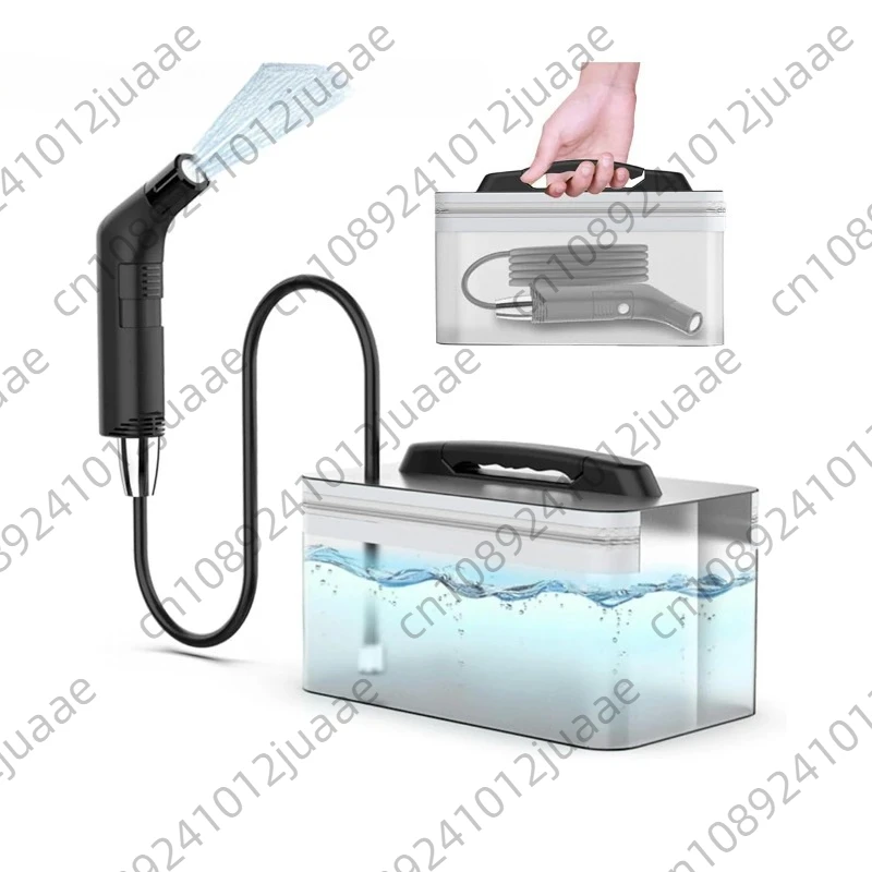 Wholesale Rechargeable Electric Travel Bidet Sprayer Portable Muslim Shattaf with 2.3L Water Container for Toilet