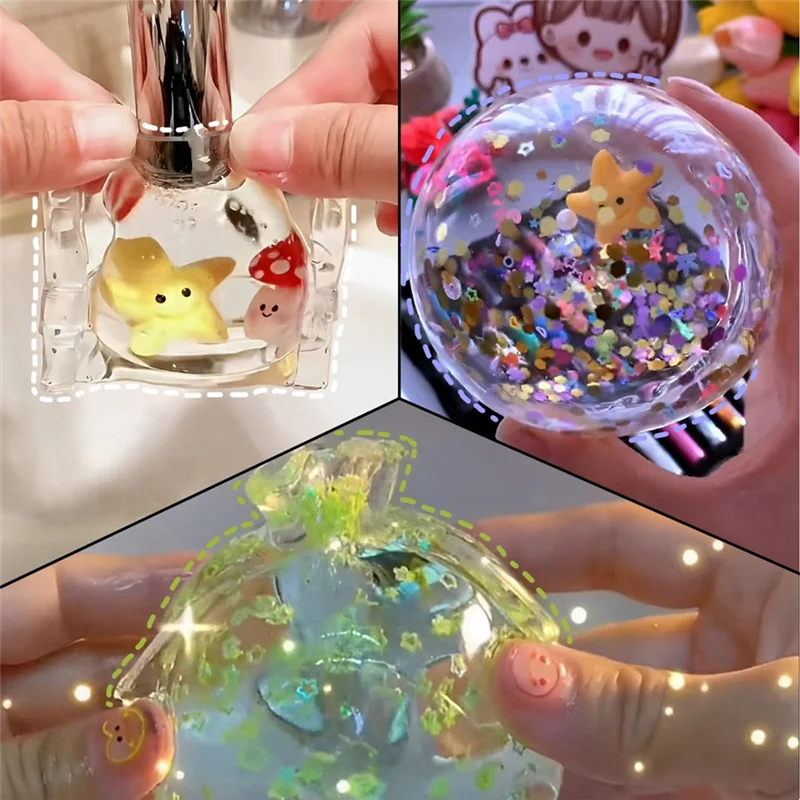 

ABMW-Blowable Bubble Tape Non-Marking Double-Sided Adhesive for DIY Craft Toy Making Reusable Color High Sticky Nano Tape