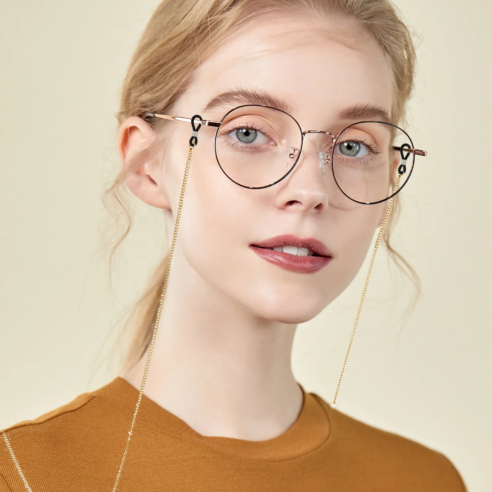 

100 шт. силиконовых противоскользящих коннекторов для цепочек для очков, аксессуары для ремонта цепочек для очков, защита от потери солнцезащитных очков