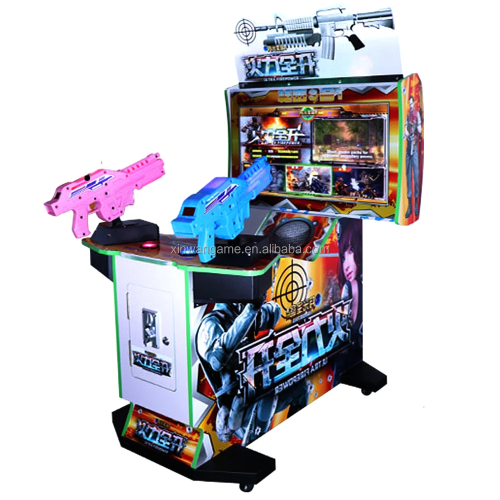 42 Inch LCD Coin-Operated Aliens Extermination Arcade Game Machine 3-in-1 Video Simulator For 2 Players For Kids Adults