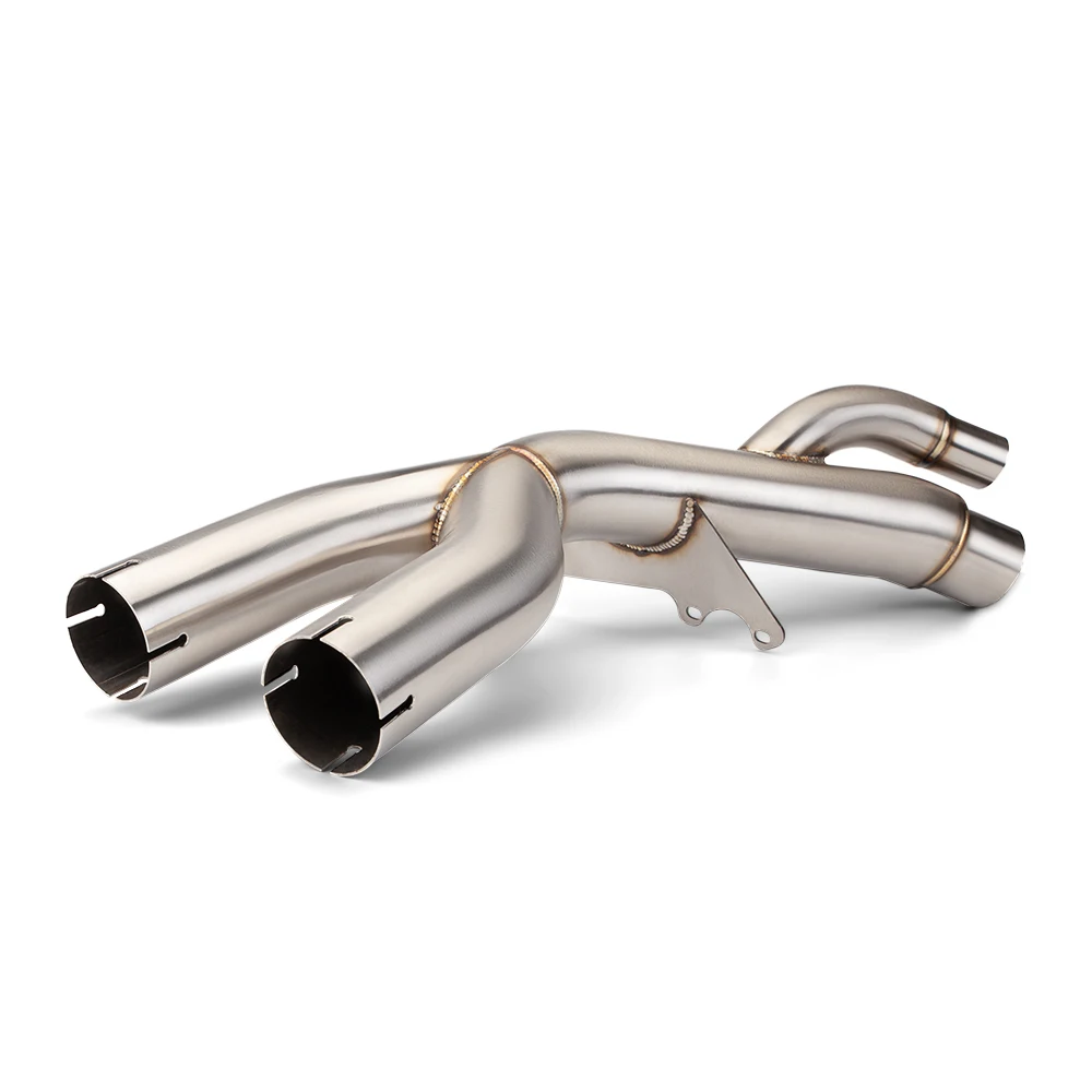 For BMW S1000RR S1000R 2017-2018 Racing line exhaust original position mid pipe link pipe