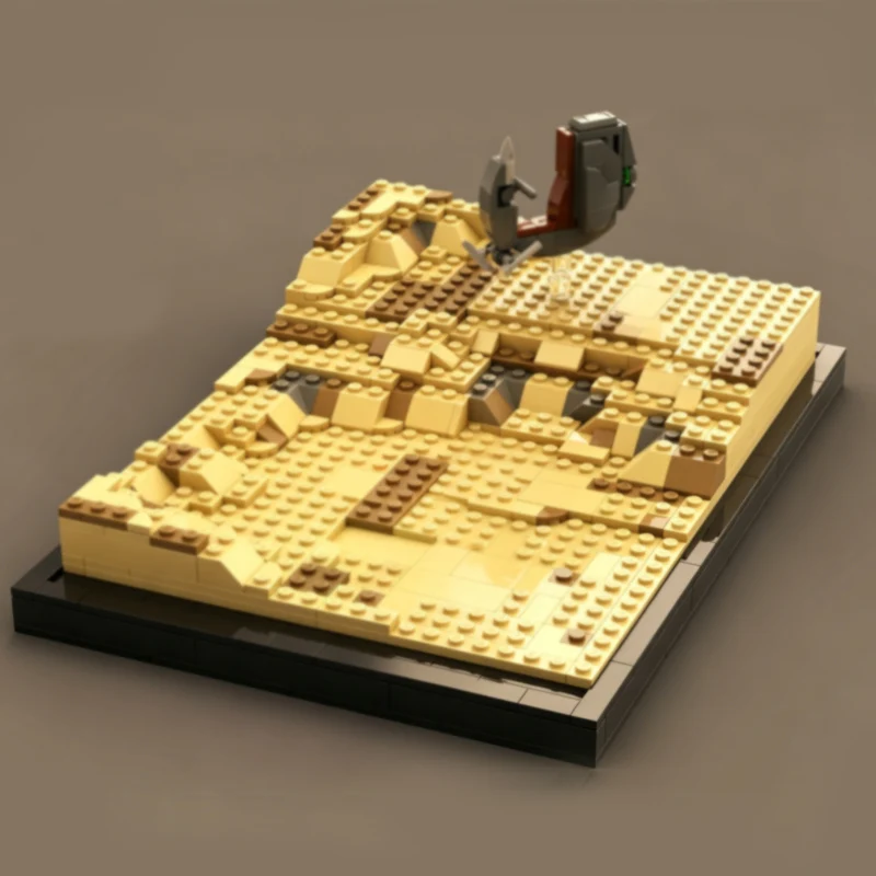 

Popular Star Movie Model MOC Building Brick Battlefield In The Desert Modular Technology Gift Holiday Assemble Children Toy Suit