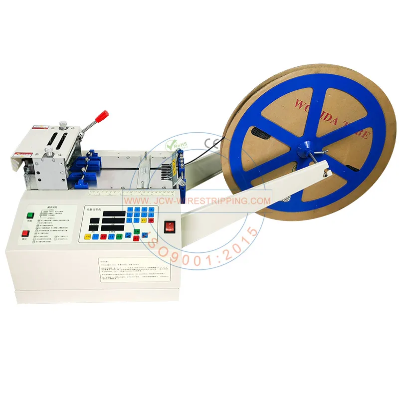JCW-C02 Multi-piece Tube Cutting Machine High Speed Heat Shrinkable Tubing Cutting Machine