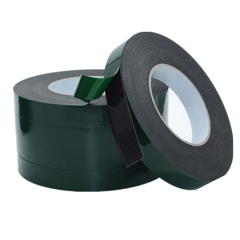 10m Double Sided Tape Strong Adhesive Black Foam Tape for Cell Phone Repair Gasket Screen PCB Dust Proof (1mm Thick)