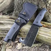 2024 new EDC High Hardness Integrated 5Cr15Mov Steel Fixed Blade Knife Outdoor Camping Jungle Knife Hunting