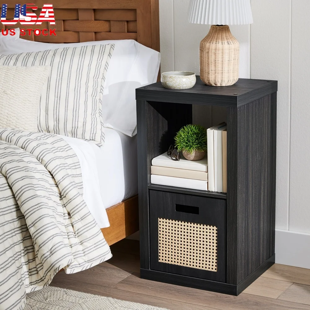 

Органайзер для хранения двух кубов, дизайн с открытой спиной, современный книжный шкаф, простая сборка, универсальный, вертикальный, горизонтальное размещение, идеальный офис