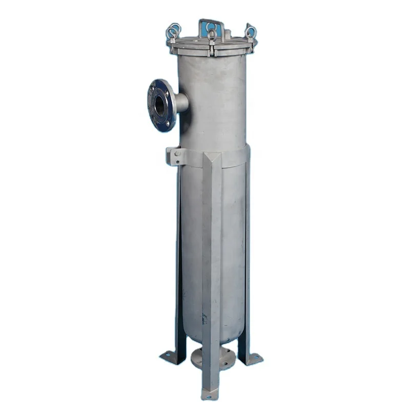 High-Pressure Single or Multiple Bags Stainless Steel Liquid Bag Water Filter Housing Option Filter Supplies