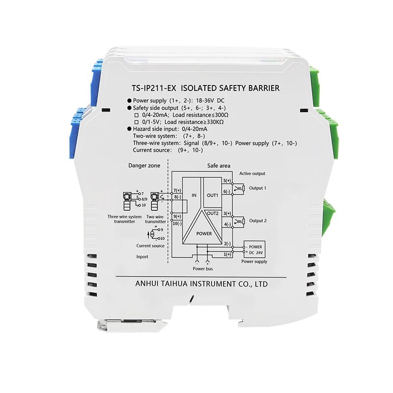 Mengalihkan Input Output Transistor Isolasi Tahan Ledakan Penghalang Keamanan Input Sisi Berbahaya