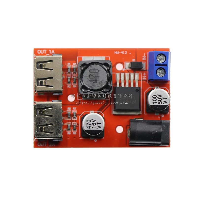 10 قطعة 9 فولت/12 فولت/24 فولت/36 فولت بدوره 5 فولت تنحى وحدة DC-DC سيارة شحن الشمسية 3A موفر طاقة تنظيمي وحدة
