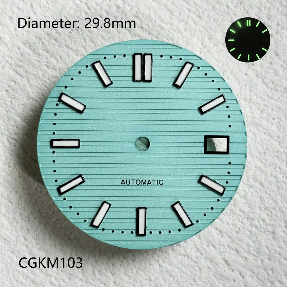 29.8mm Sterile Dial Customized Logo Pattern Customized Dial Logo Watch NH Dial Movement Dial Customized Exquisite Pattern