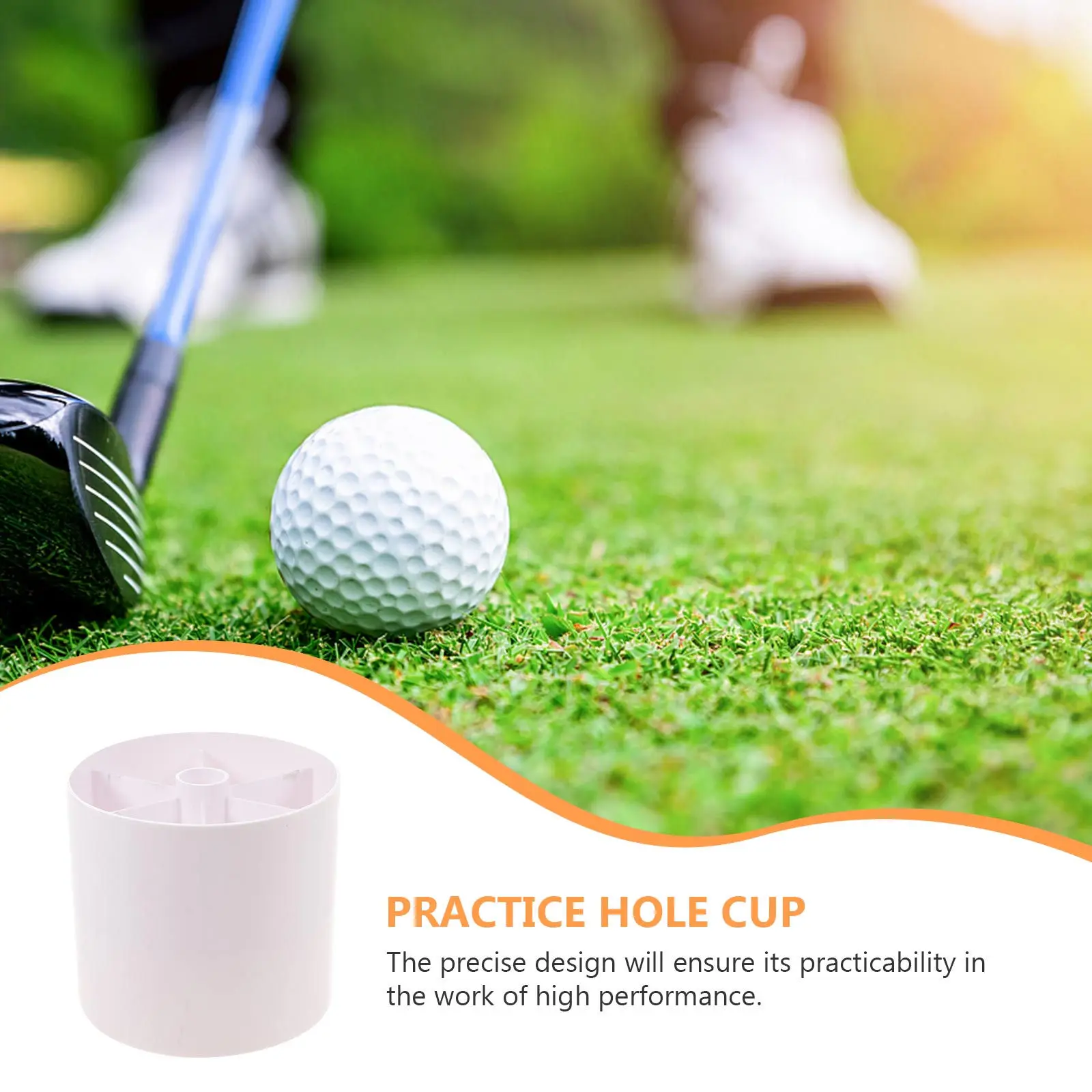 

1pcs Plastic Practice Training Hole Plastic Cup Aid Backyard Practice Hole Cup Putting Putting Cups Cups