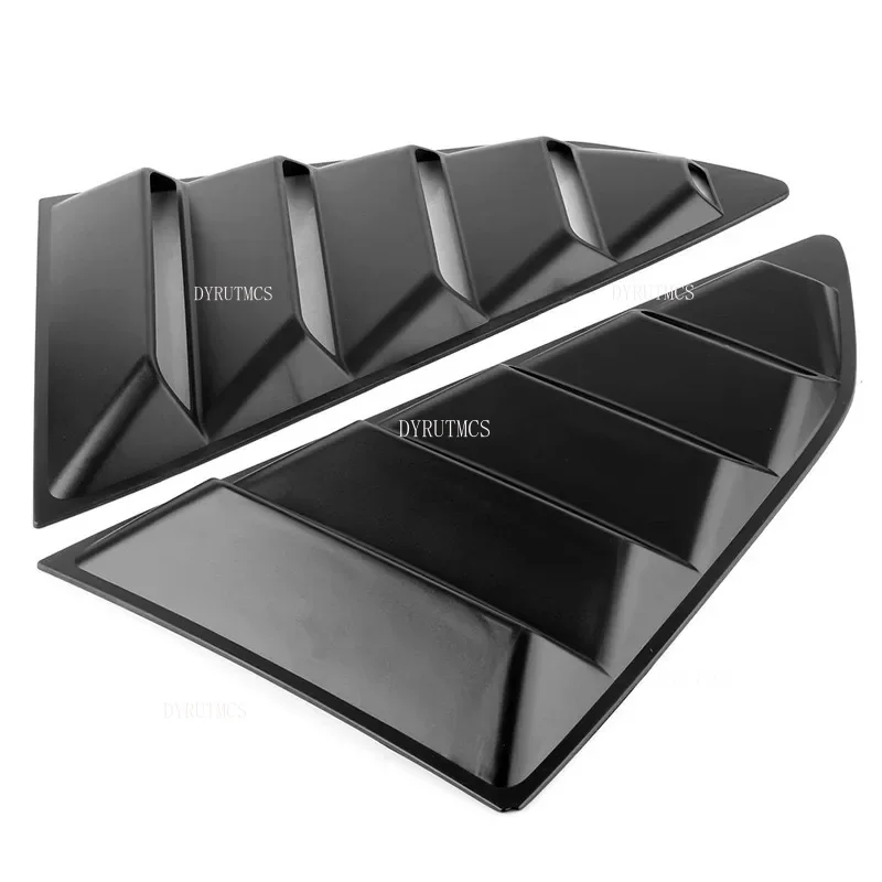 Gloss Black Car Side Window Louver For Chevrolet Camaro 5th Gen 2010 - 2015 2011 2012 2013 Car Rear Window Shutter Cover Spoiler
