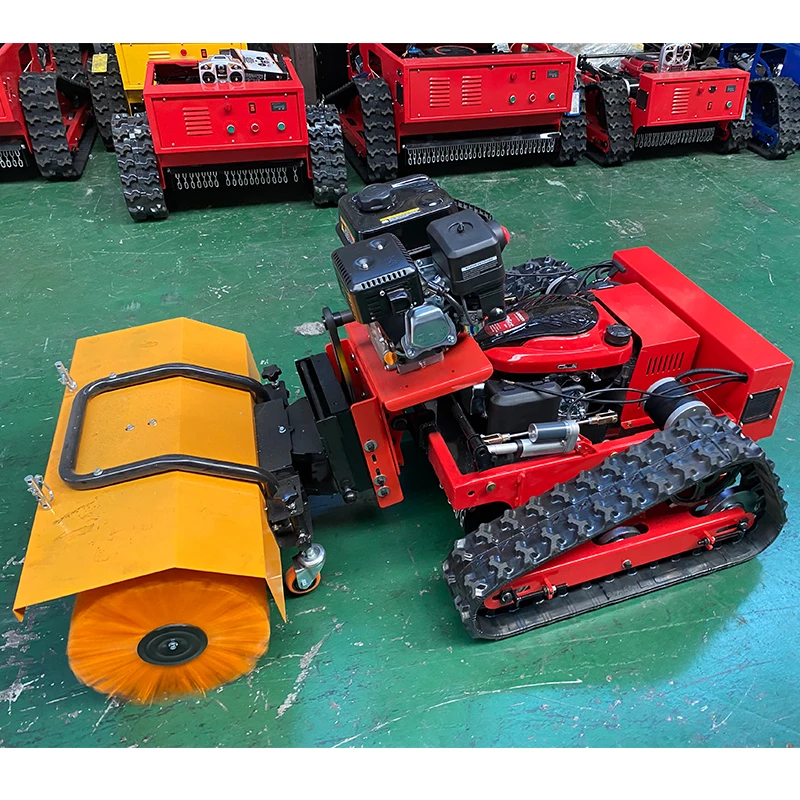 Upgraded remote-controlled lawn mower, garden oil lawn mower robot