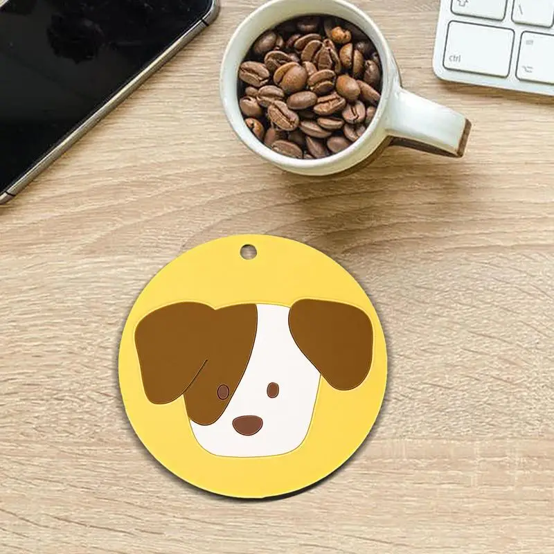 Cartoon Cup Mat Mug Holder Heat Resistant Cute Animal Drink Coaster Anti Slip Cup Mat Absorbent Coaster Mug Holder For Hot