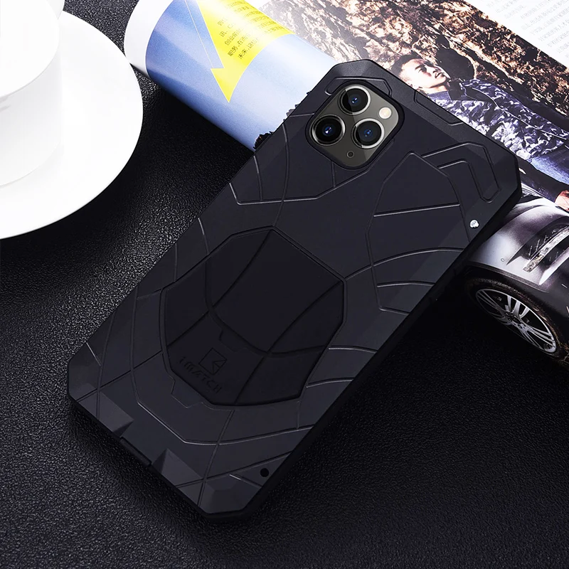 

Imatch Aluminum Metal Silicone Shockproof Case Cover For Apple Iphone 13 12 11 Pro Xs Max Mini X Xr Dirt Shock Proof Cover Case