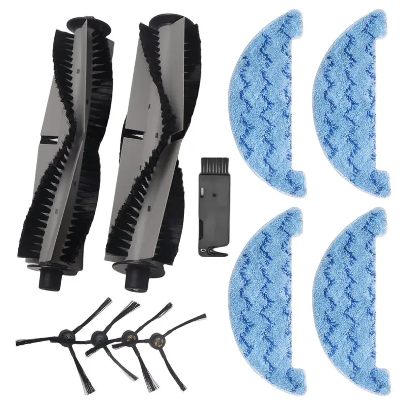 

CMHI-Запасные аксессуары для робота-пылесоса Polaris PVCR 3900 IQ: основная и боковые щетки, тряпка для мытья полов