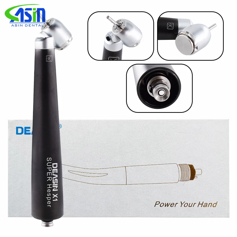 

Dental 45 Degree Standard head High Speed Handpiece Fiber Optic LED Coupling Air Turbine Hand Piece for Nsk coupler