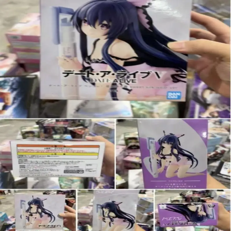 

Оригинальный Bandai Namco Banpresto Date A Live Yatogami Tohka около 14 см, ПВХ, без ручки, аниме-фигурка, модель коллекционера, игрушка в подарок на складе