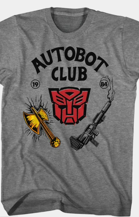 New Transformers peripheral printing men's and women's short-sleeved Y2K street loose and comfortable T-shirt lovers