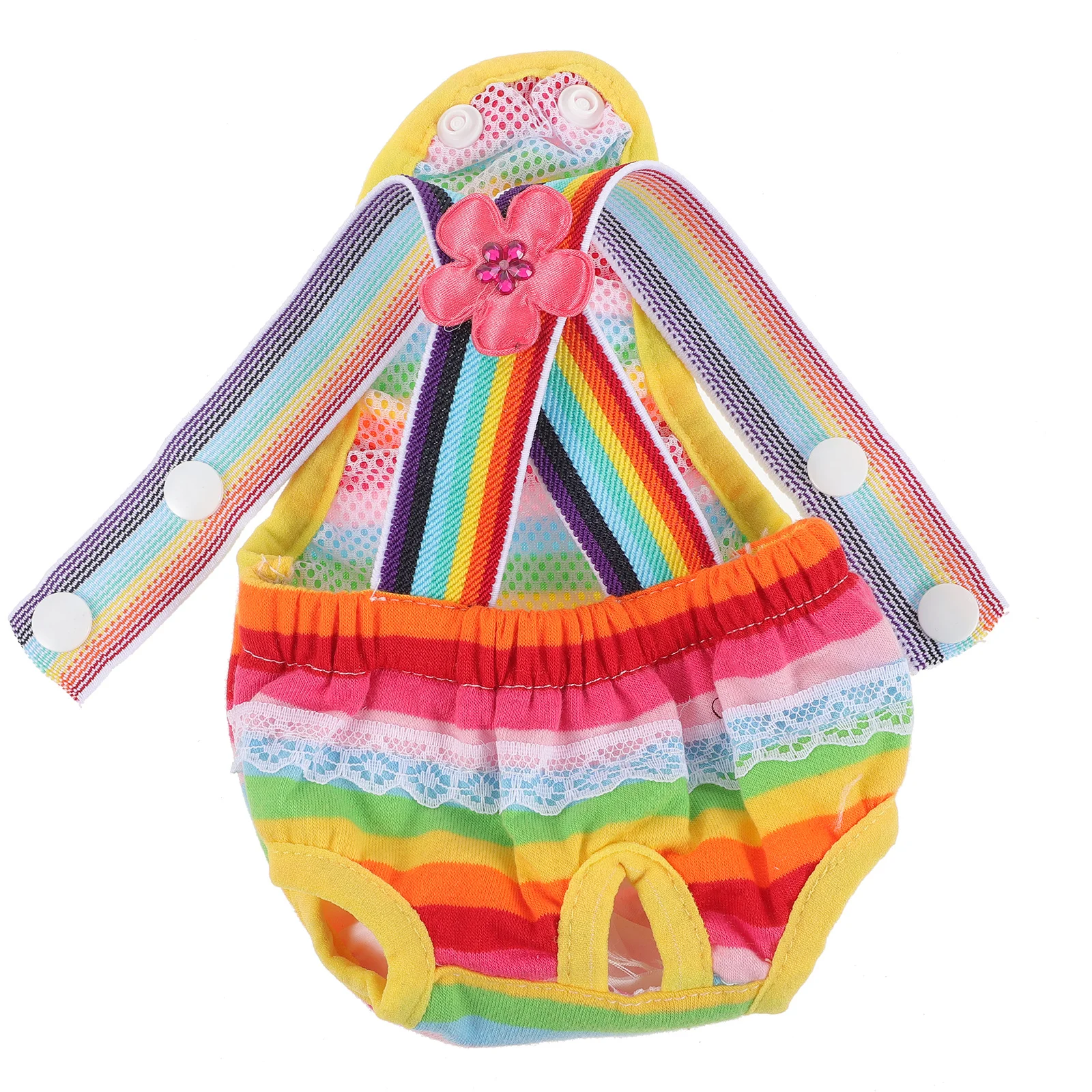 

Pet Dog Diaper Sanitary Physiological Pants Washable Female Puppy Briefs Small Flower Design Blue Green Purple For Toilet