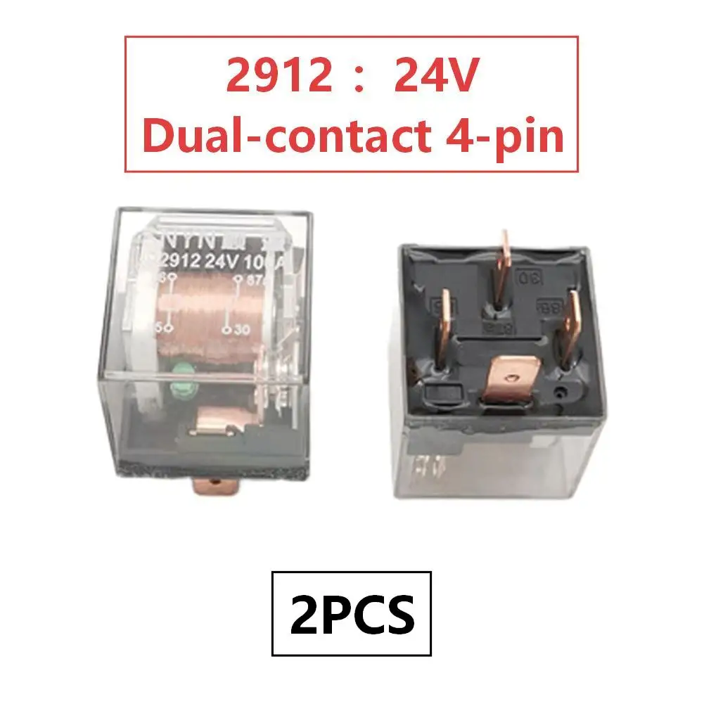 Automotive 12V 100A SPDT Relay with 5Pin and DC 24V High Capacity Switching for Vehicle Motor Drives and Complex Circuit Control