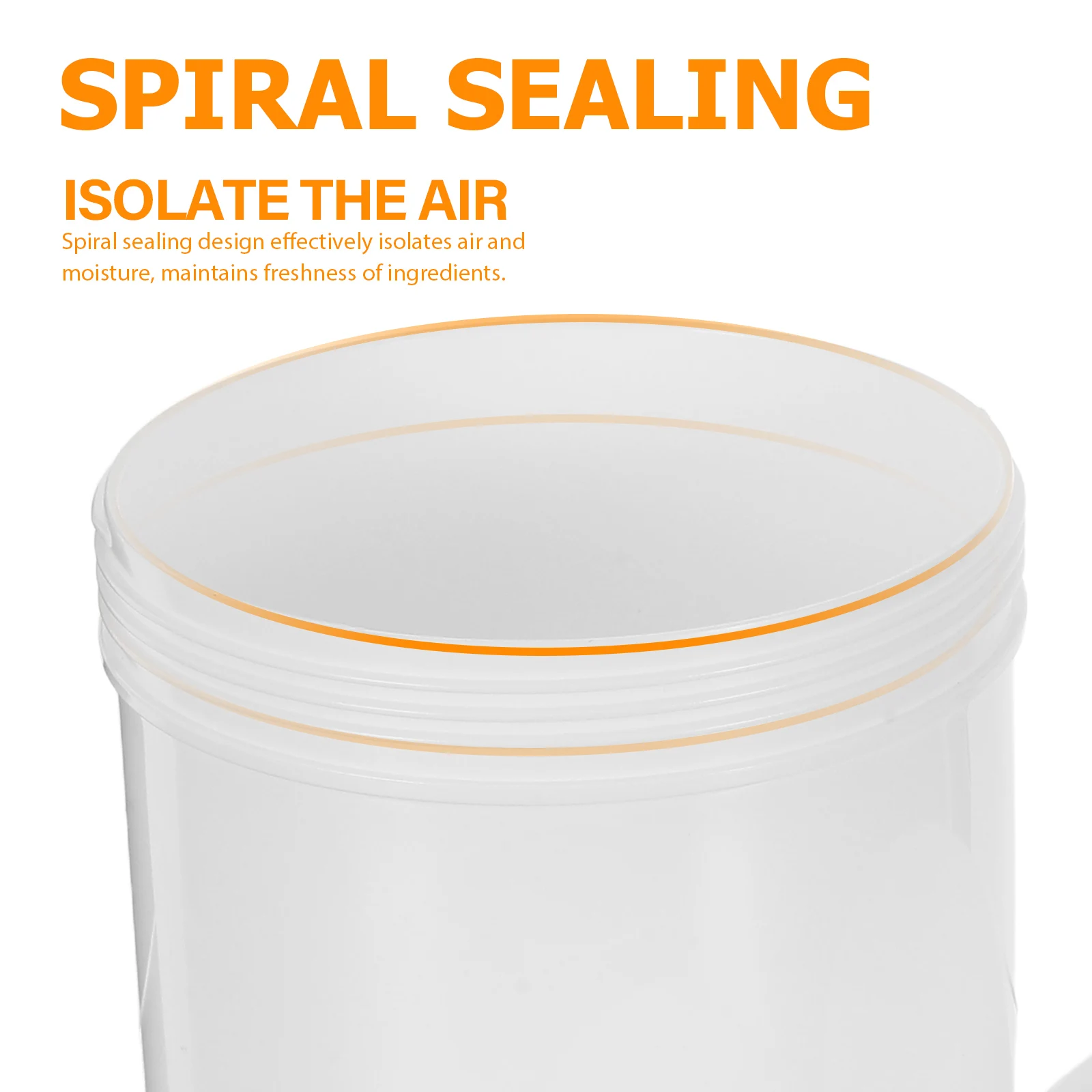 6 قطعة 300/500 مللي الغذاء الصف مختومة تخزين الجرار المطبخ الحبوب الحاويات المربى مسحوق البروتين المعلبة كبد سمك القد النفط التعبئة والتغليف الجرار #5