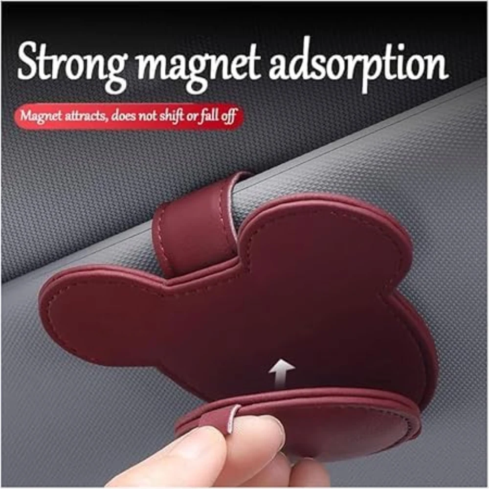 

1PC car sun visor glasses clip multi-function card holder storage car sunglasses storage car creative ticket clip