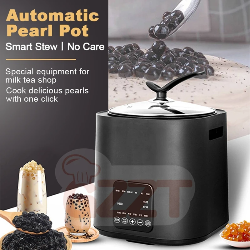 GZZT تابيوكا وعاء لؤلؤ ، 9 لتر ، لؤلؤ كهربائي ، وعاء غير لاصق ، طباخ فقاعة بوبا ، زبادي ، كرات القلقاس ، ماكينة طهي متعددة الوظائف