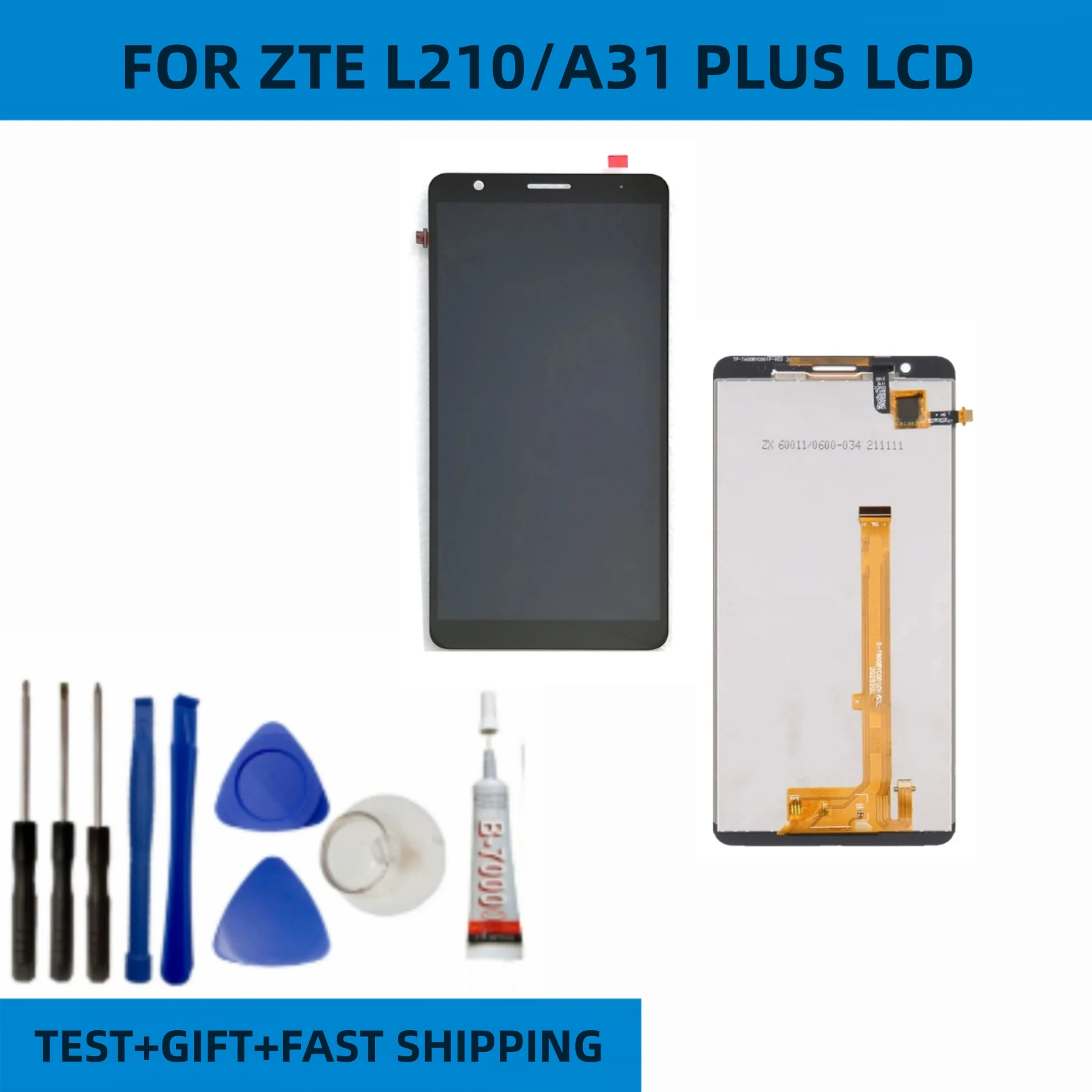 

6.0"Lcd For ZTE Blade L210/A31 plus Display Touch Screen Digitizer Panel Assembly for l210/a31 plus lcd Screen With Frame