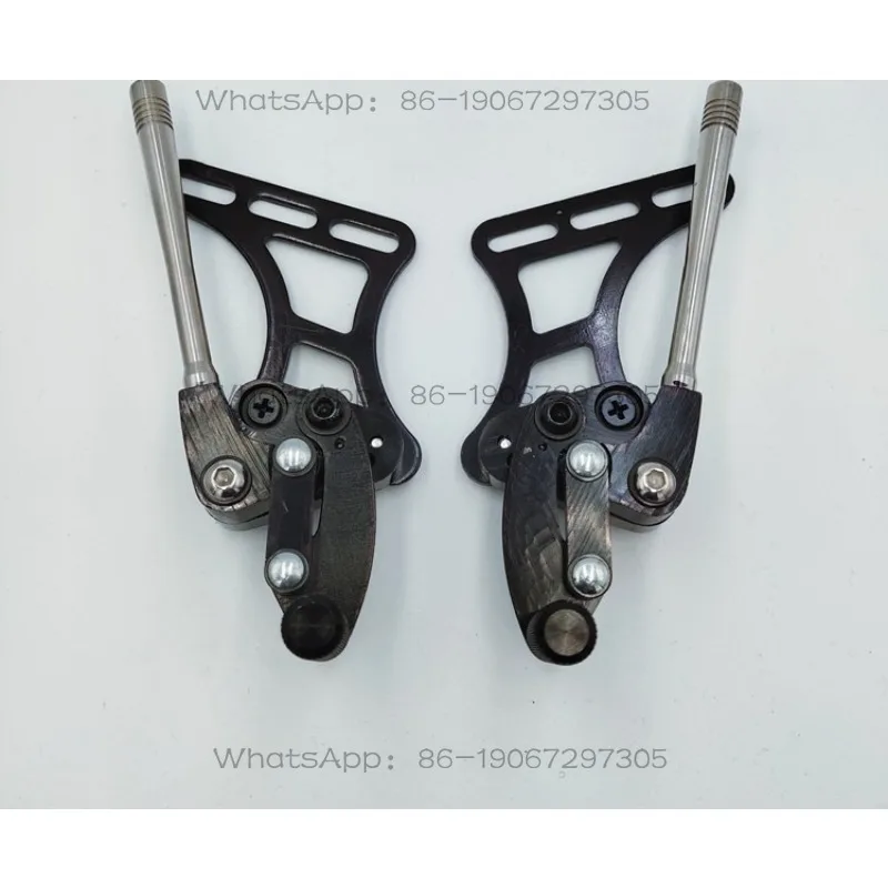 Sports wheelchair brake wheelchair metal handbrake assembly with connecting plate