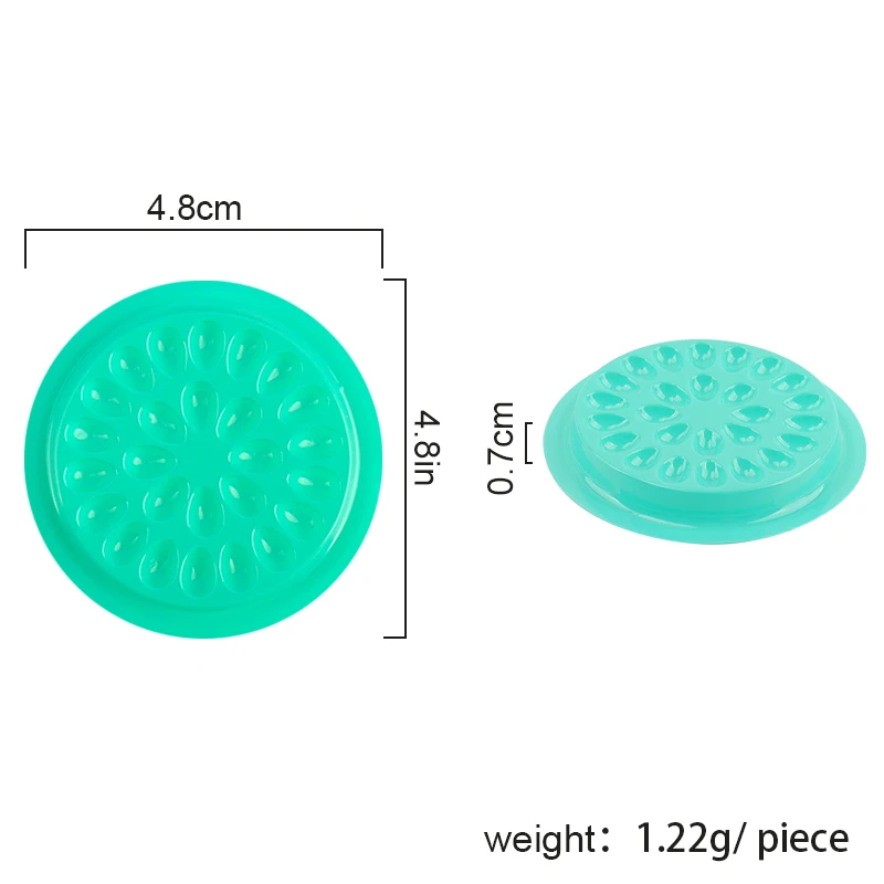 100pc Eyelash Glue Holder Tray Pad Lash Extension Adhesive Stand Base Gasket Tattoo Pigment Pallet Eyelashes Lifting Makeup Tool