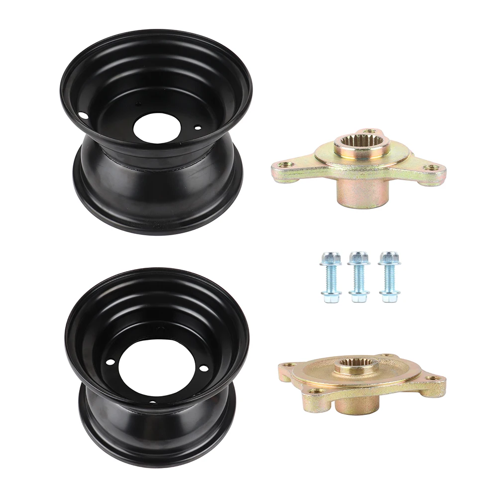

3&4 holes 7 inch Front wheel Hub Rims For 110cc125cc 150cc 200cc 250cc ATV Go kart UTV Buggy Quad Dirt Bike 7" vacuum Tyre Parts