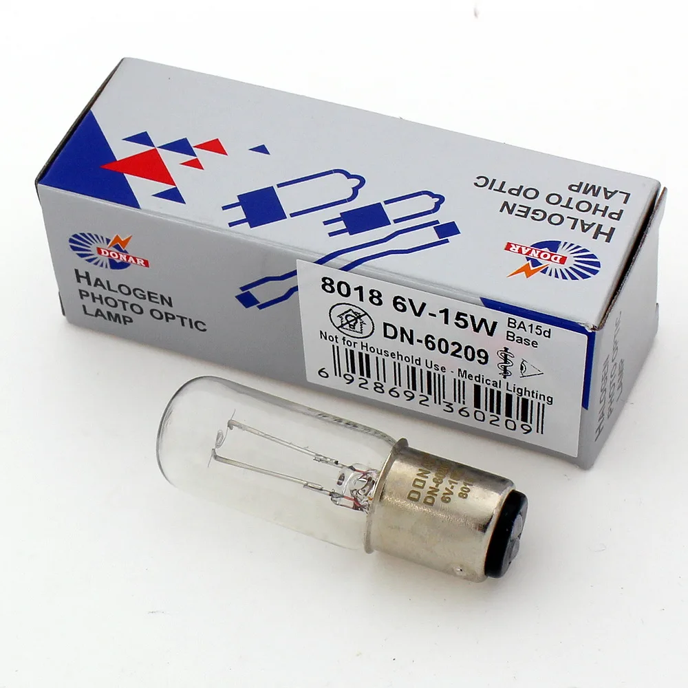 DN-60209 8018 6v 15w 13347W 8000269 6V15W BA15d double contact bayonet Incandescent light bulb Nikon Zei*s microscope lamp