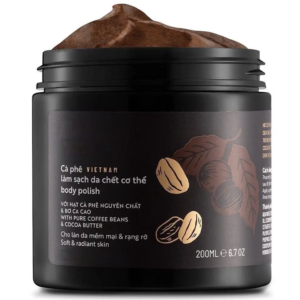 

Vietnamese coffee scrub TaytebaochetCaphebody200ml