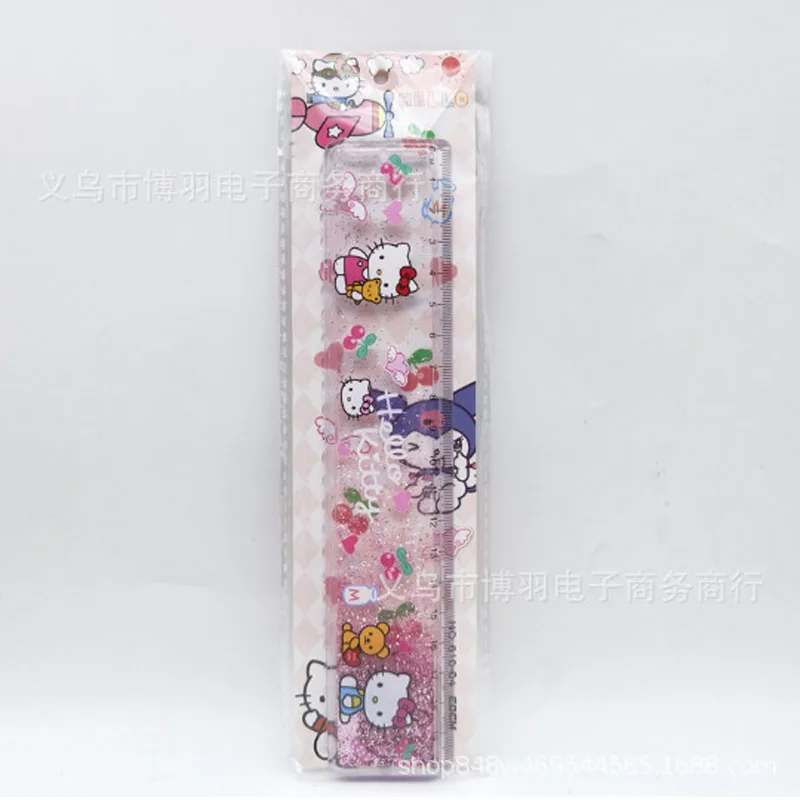 for Stitch Ruler  Drawing Cartoon Stationery Acrylic Thickened Double-Sided Student Office Stationery Gift Learning Reward