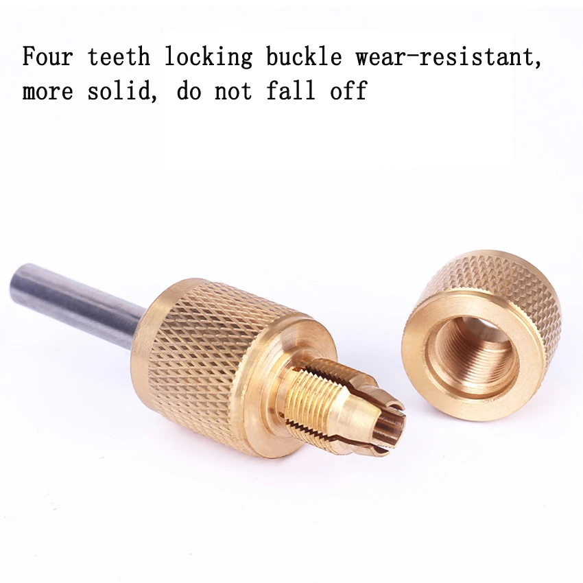 Professional 25mm Copper Tattoo Grip Self-Locking Handle - Durable Anti-Slip Tattoo Machine Grip for Artists Body Art Tools