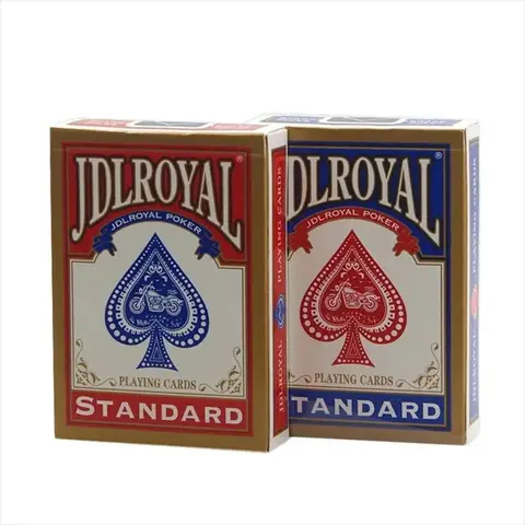 Newest Jdlroyal Poker Red/Blue Regular Playing Cards Standard Sealed Decks Magic Tricks Poker Playing Cards Magice Tricks GYH