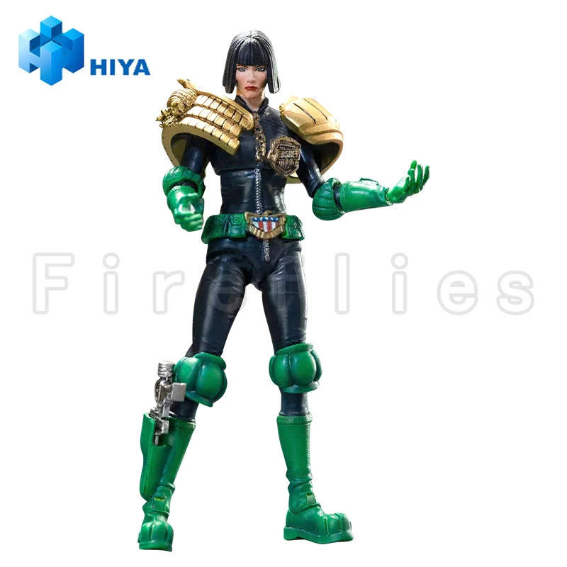 1/18 HIYA 4inch Action Figure Exquisite Mini Series Judge Dredd Judge Hersch Anime Model Toy