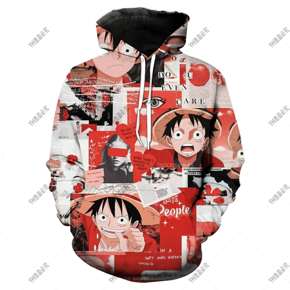 One Piece Hoodie Kids Sweatshirt Anime Luffy Hoodie Kids Coat Baby Boys Girls Clothing Sudaderas Autumn Warm Sweater