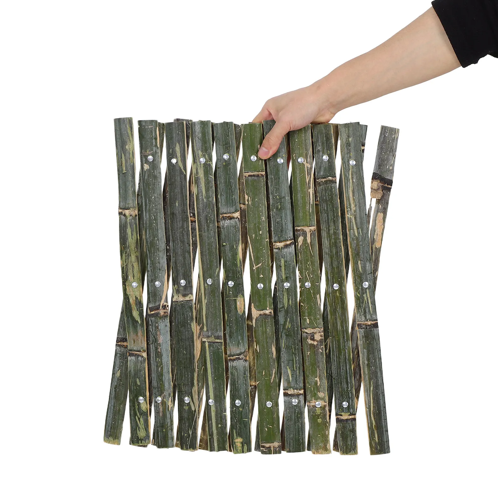 

Раздвижная бамбуковая садовая ограда-решетка, декоративная, для улицы, патио, двора, для создания приватности, разделитель для сада