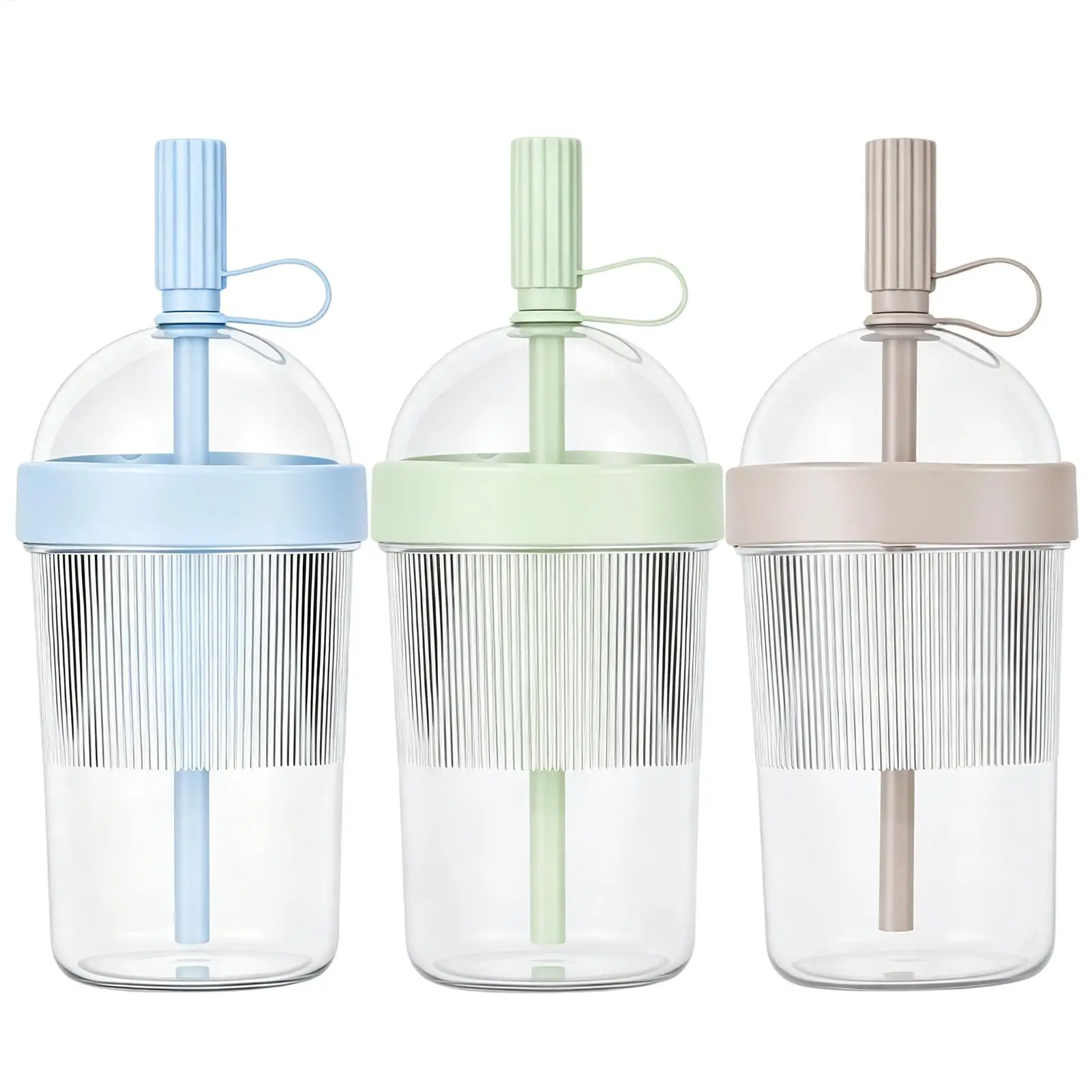 Reusable Coffee Cups 17oz Beverage Tumbler with Lid Straw for Women Men Travelers Students Home Office Gym Beach Picnic