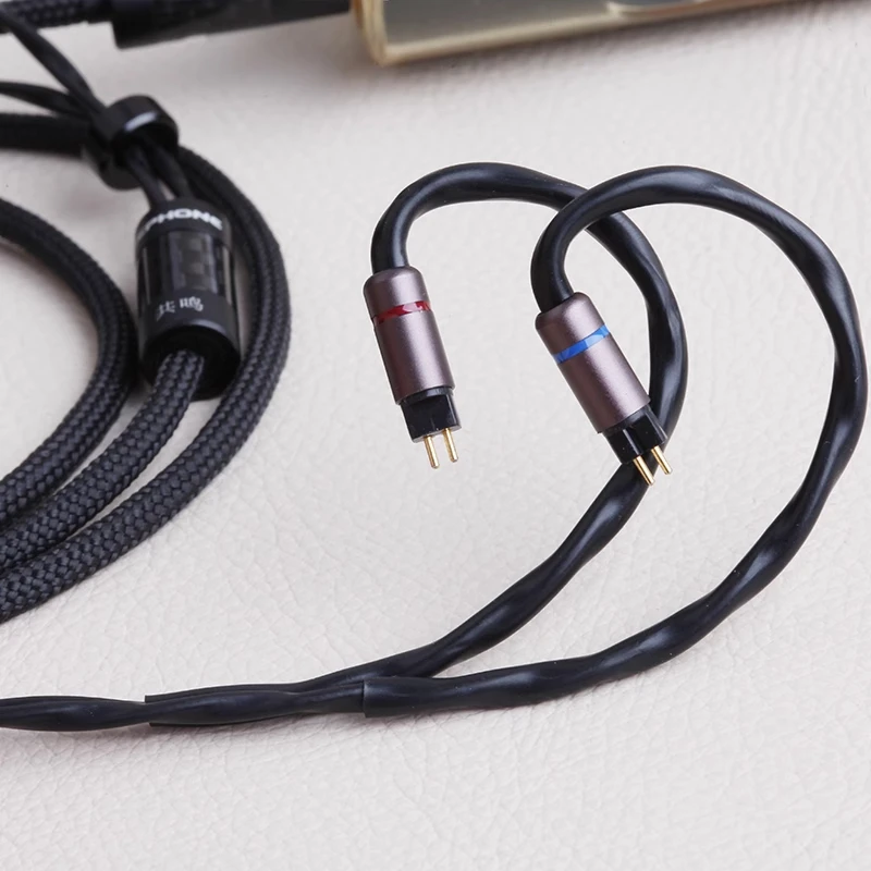 

ZEPHONE Resonance upgraded cable 8N single crystal copper + pure silver mixed HIFI headphone cable headphone cover free