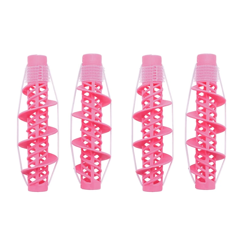 

4Pcs Hair Styling Tools Hair Care Natural Big Wave Curls Rollers Curlers Curling Styling Tool