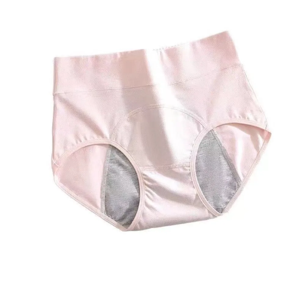 

Cotton Period Pants Leak Proof High Waist Menstrual Briefs Reusable Breathable Physiological Underwear Overnight Protection