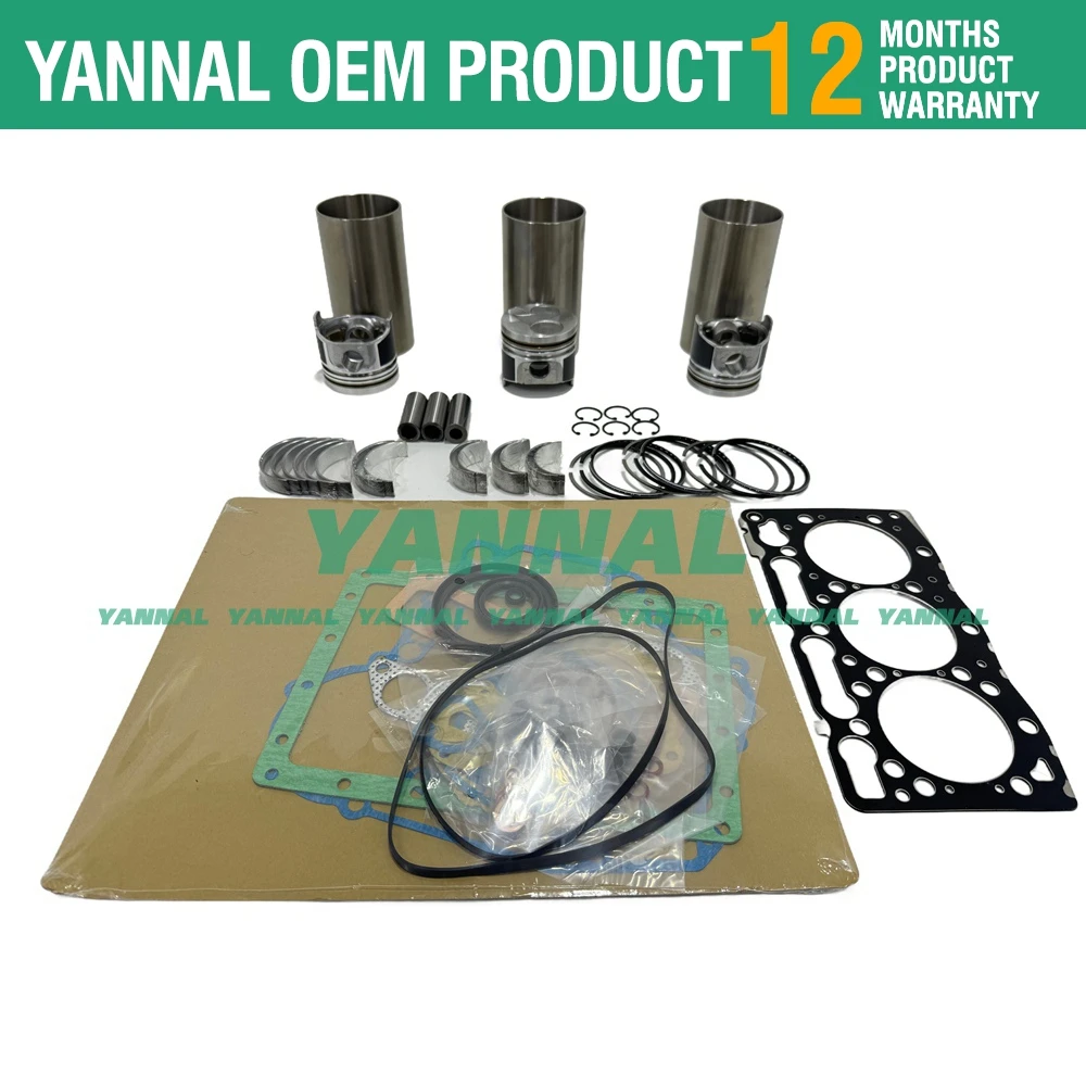 D1105 Overhaul Rebuild Kit For Kubota Engine KX41 KX36-2 KX41-2 Excavator Repair