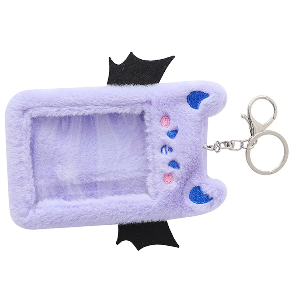 

ID Card Holder Clip Plush Card Holder Postcard Holder Plush Postcard Sleeve Student Holder Photo Card Holder Anti-Lost Sleeves