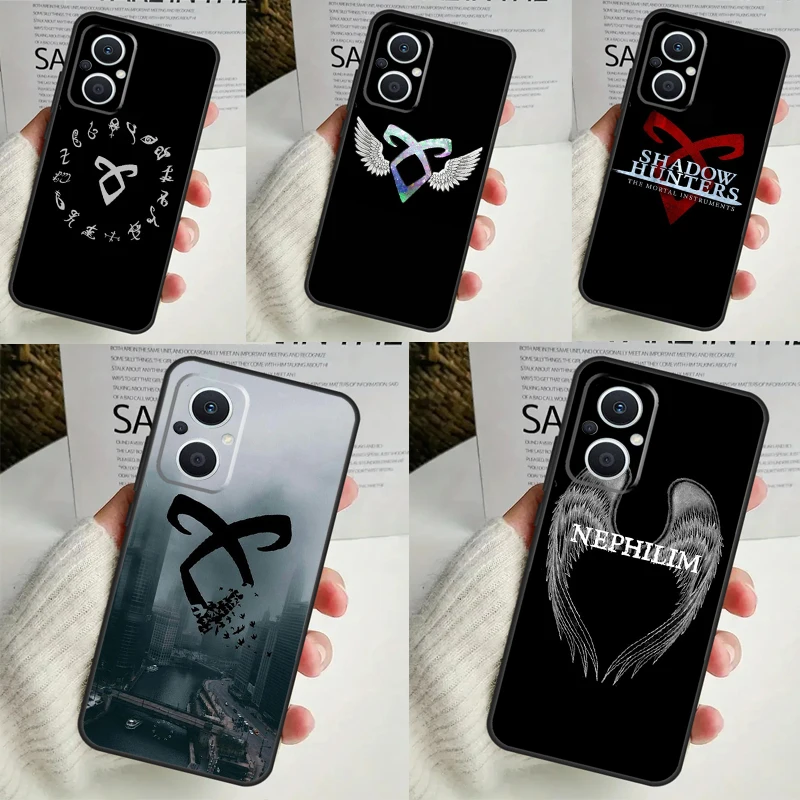 Shadowhunters Angelic Rune logo Case For OPPO Reno 8 7 6 5 4 Lite 8T 5Z 4Z 10 11F OPPO Find X5 X6 Pro X2 Neo X3 Lite Cover