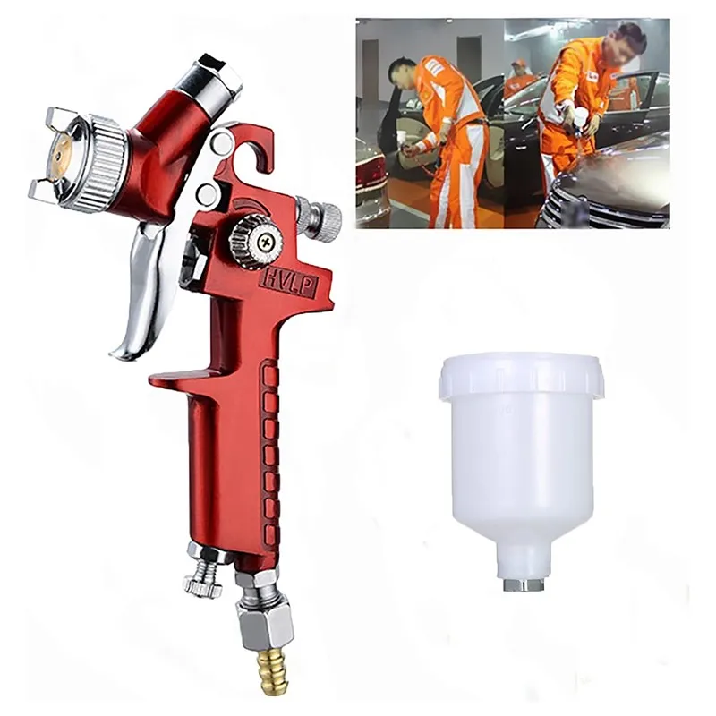 

ABUP-High Power Professional Air Spray Gun Car HVLP For Paint Sprayer Kit For Paint, Primer Top Coat, Touch-Up, Graffiti