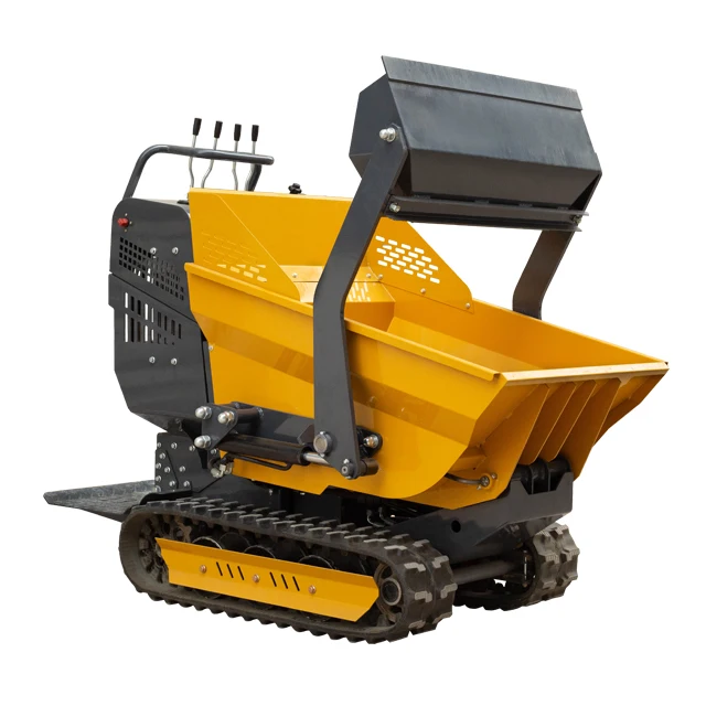 Garden Machinery Mini Dumper 500kg Self Loading wheel Crawler Loader Dumper